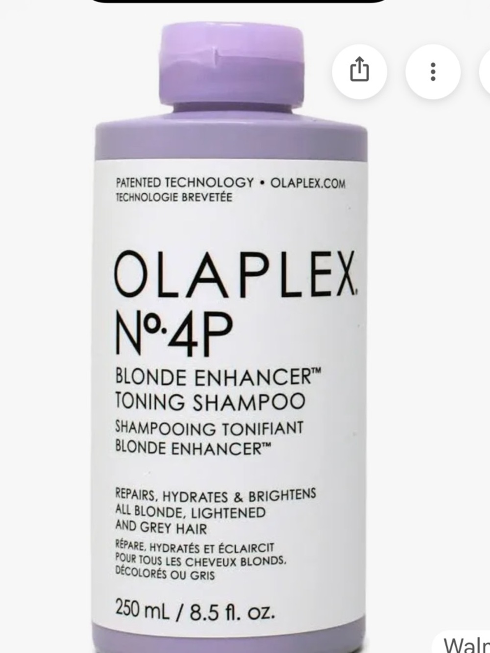 OLAPLEX No.4P Blonde Enhancer Toning Shampoo - Lavender